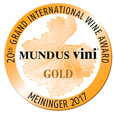 Medalla d’or de Mundus Vini 2017